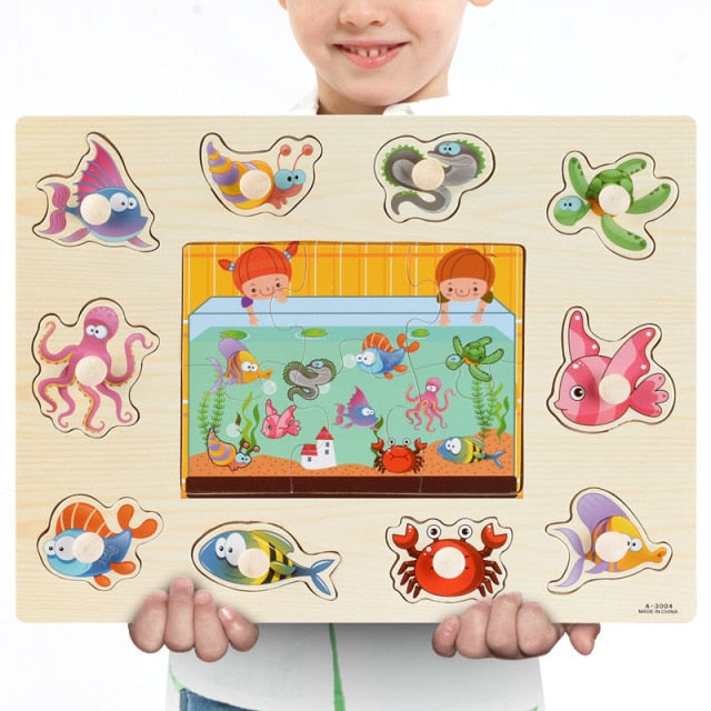 Puzzle Educatif Montessori - Prénoms personnalisé bois – Petit Balthazar