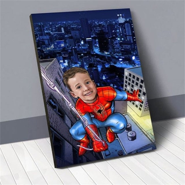Affiche Personnalisée - Spider Man 1 - Petit Balthazar